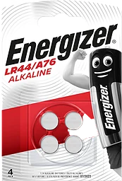 Knappcellsbatteri LR44/A76 4-p
