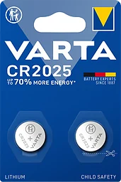 Batteri Lithium CR2025 2-pack