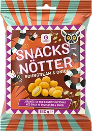 Snacksnöt Sourcream Onion