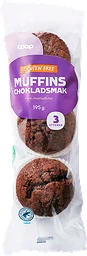 Glutenfria Muffins Choklad 3-pack