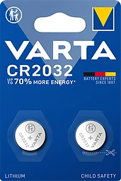 Batteri Lithium CR2032 2-pack