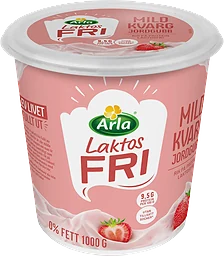 Kvarg Mild Jordgubb Laktosfri 0,2% ®