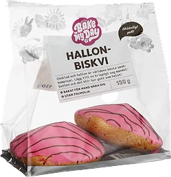 Hallonbiskvi 2-pack