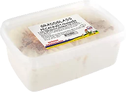 Gräddglass Pecannöt & kolasås