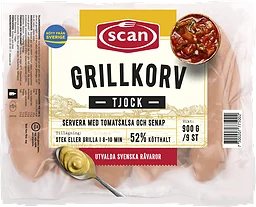 Grillkorv Tjock