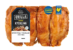 Tvådelad kycklingbröstfilé