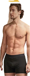 Herrboxer Svart L