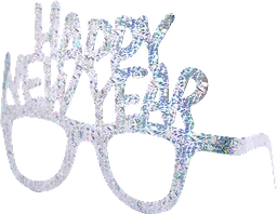 Glasögon Happy New Year 3-pack