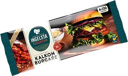 Kalkonburgare 120g 4-p