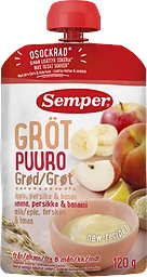 Grötklämmis Äpple & persika 6 Mån