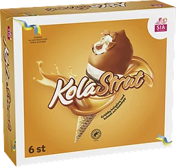 Glassstrutar Kola 6-pack