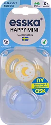 Nappar Happy Mini Silikon 2-pack
