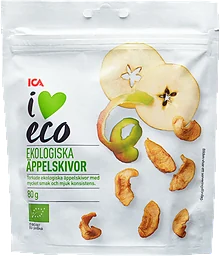 Torkade äppelskivor Ekologisk
