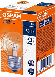Klotlampa 50lm E27 11w Classic Superstar