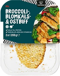 Broccoli & Blomkålsbiffar med ost