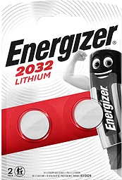 Knappcellsbatteri 2032 2-p