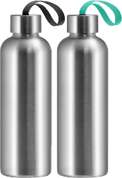 Termosflaska rostfri Active svart/aqua