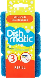 Diskborste Refill Blå 3-p