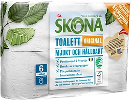 Toalettpapper Original 6-p Miljömärkt