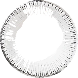 Djup tallrik silver 18cm 8-p