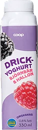 Drickyoghurt Björnbär & hallon 0,8%