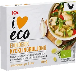 Kycklingbuljong Ekologisk 6-p 66g