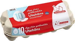 Ägg Frigående Utomhus 10-pack