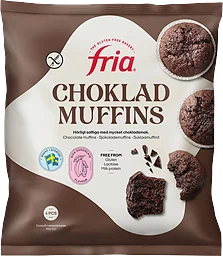 Chokladmuffins Glutenfri Laktosfri Fryst