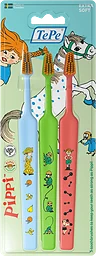 Tandborste Barn Kids Pippi Extra Soft 3-p