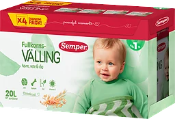 Välling Fullkorn Från 12 Mån/4-pack