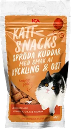 Kattsnacks Kyckling & Ost