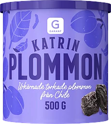 Katrinplommon Torkade Urkärnade