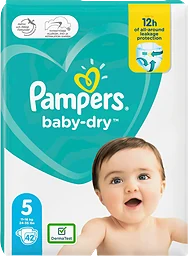 Blöjor Baby-Dry Strl 5 11-16kg 42-pack