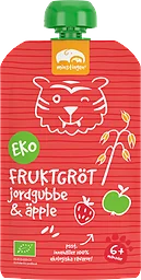 Fruktgröt Jordgubb Äpple Från 6 Månader