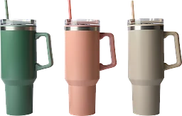 Mugg XL med sugrör