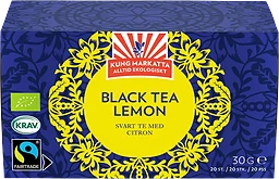 Svart Te Lemon 30g