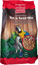 Fågelmat Nöt och frömix Papegoja