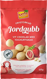 Frystorkad jordgubb Vit choklad