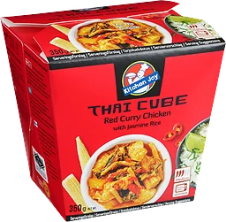 Thai Cube red curry chicken