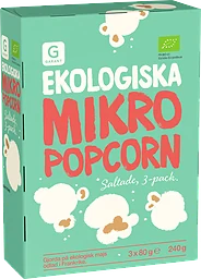 Mikropopcorn Saltade Eko 3-pack