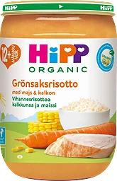 Grönsakrisotto Majs & Kalkon