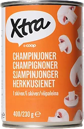 Champinjoner Skivade