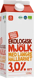 Mjölk Längre Hållbarhet Ekologisk 3%