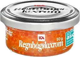 Regnbågslaxrom Miljömärkt