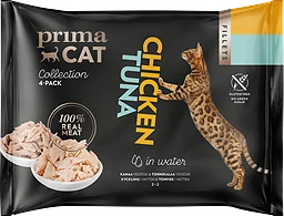 Chicken Tuna Fillets Kattmat Våt 4-pack