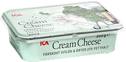 Färskost Cream cheese Vitlök & Örter 23%
