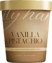 Glass Vanilla pistachio