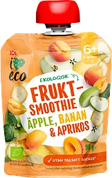 Fruktmellis Äpple banan & aprikos Från 6mån Ekologisk