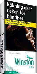 Green 100s Cigaretter