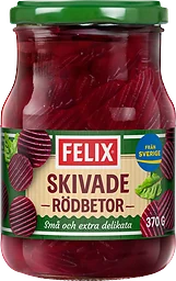 Rödbetor Skivade 370g
